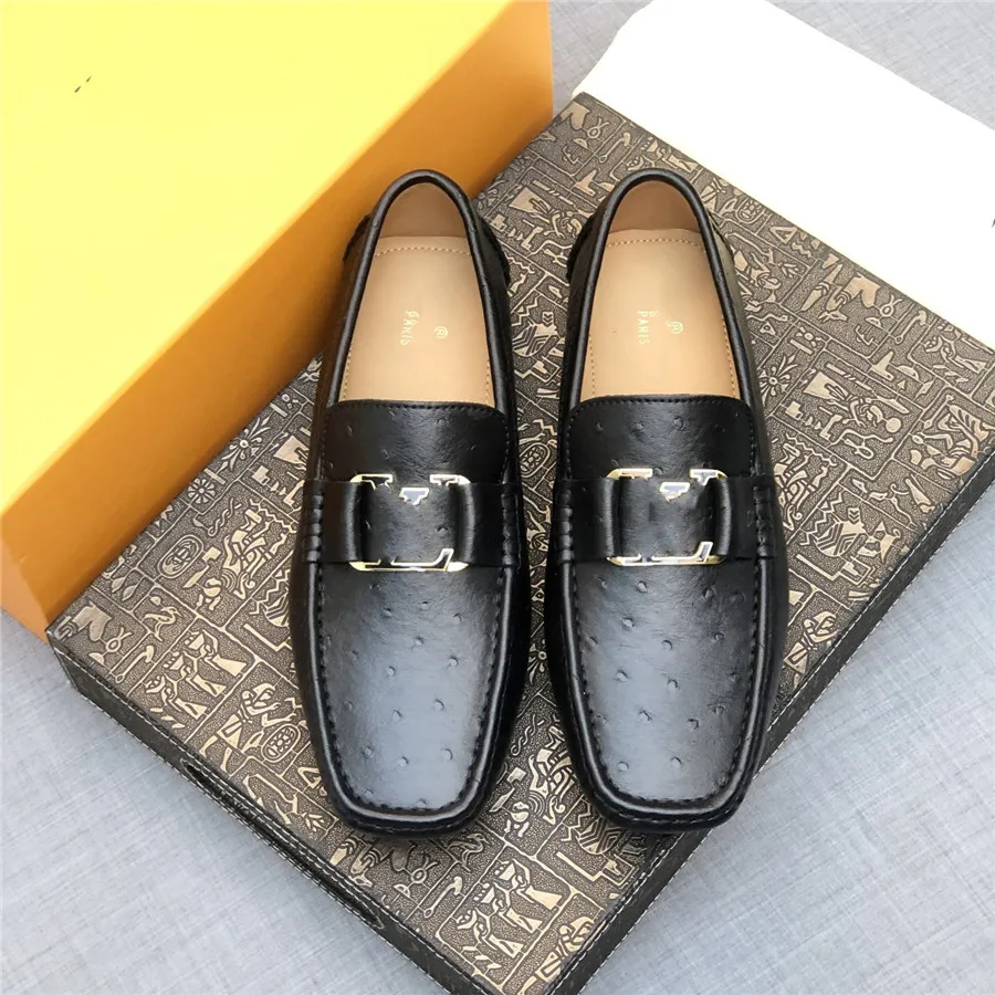 12model Designer Man Schoenen Leer Echte Zomer Heren Mocassin Schoenen Mode Lederen Loafer Schoenen Mannen Luxe Big Size 38-46 Mannelijke Casual Schoeisel