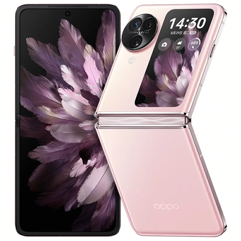 Original Oppo Find N3 Flip plegable 5G teléfono móvil inteligente 12GB RAM 256GB ROM Dimensity 9200 Android 6.8 "Pantalla flexible plegada 50.0MP NFC Face ID Teléfono celular con huella digital