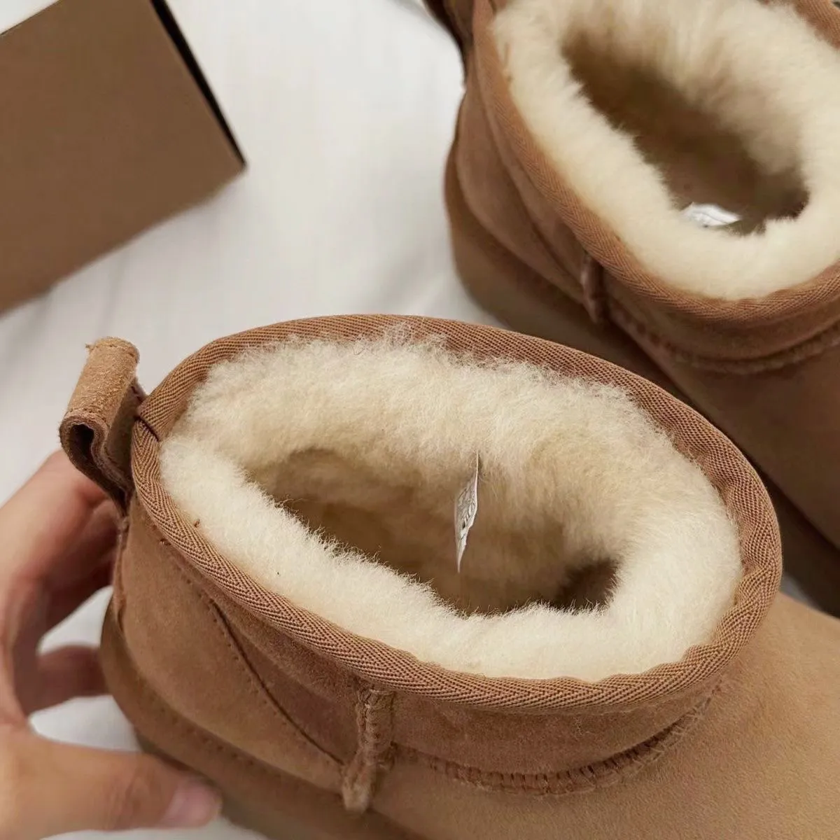 Australia Women Boots Ultra Mini Platform Booties Tazz Tasman Suede Shearling Slippers Winter Snow Wool Kids But Kasztan