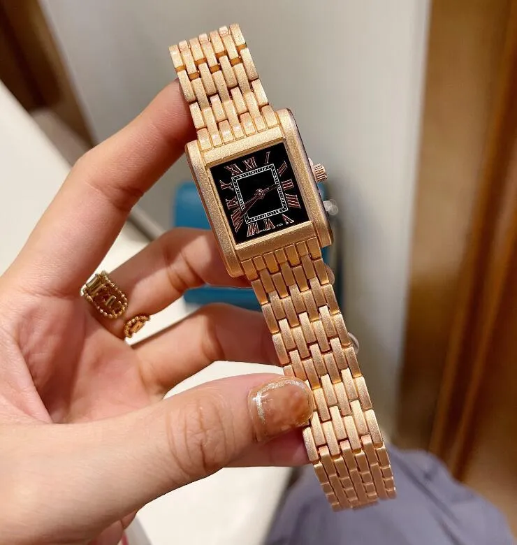 Luxury Square Roman Tank Rectangle Watch Ladies With Small Dial, High ...