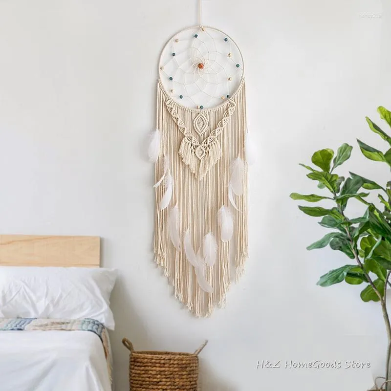 Wandteppiche Makramee Boho Dekoration Tapisserie Wandbehang Traumfänger handgewebt Home Decor Nordische Kunst Quaste Wohnung Wohnheim Zimmer INS