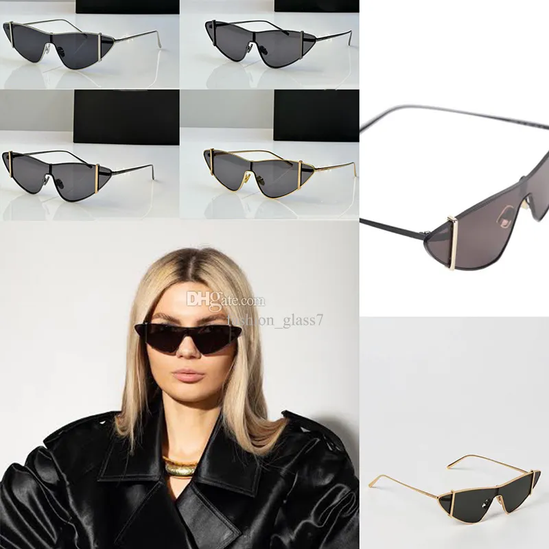 Designer polarized cat eye sunglasses with titanium alloy  display picture 1