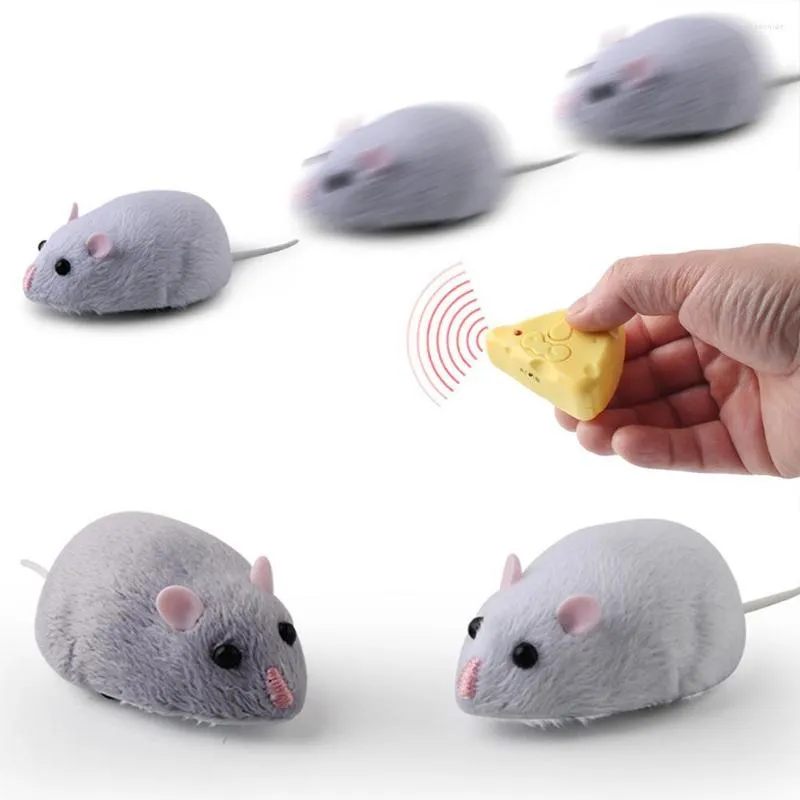 Chat jouets télécommande sans fil souris jouet fromage infrarouge simulé chat