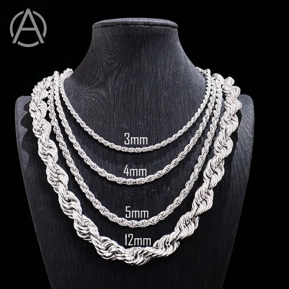 4mm platinum sale rope chain