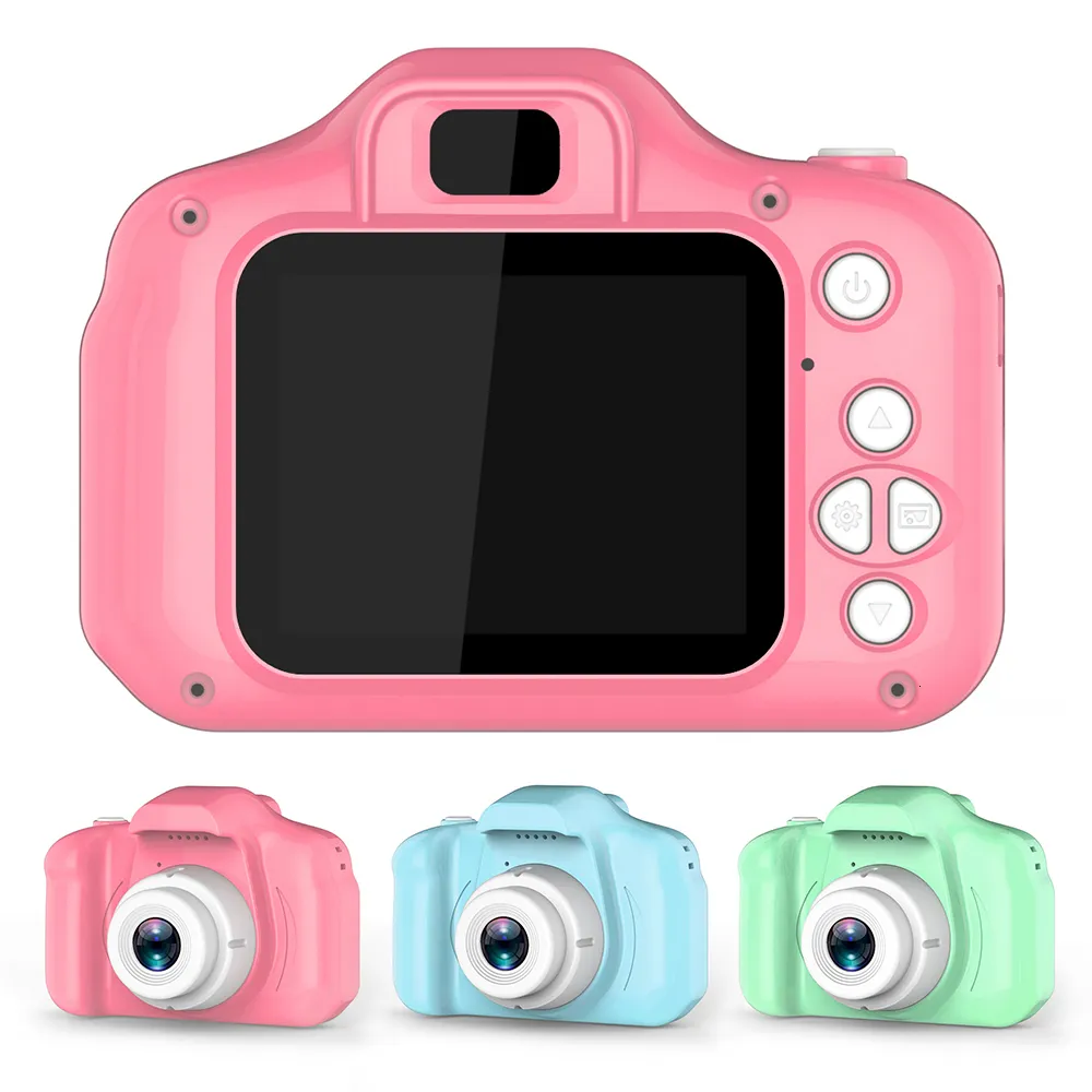 Caméras jouets Enfants Enfants Caméra Jouets éducatifs pour bébé Cadeau Mini Vidéo de projection numérique 1080P avec écran d'affichage de 2 pouces 230911