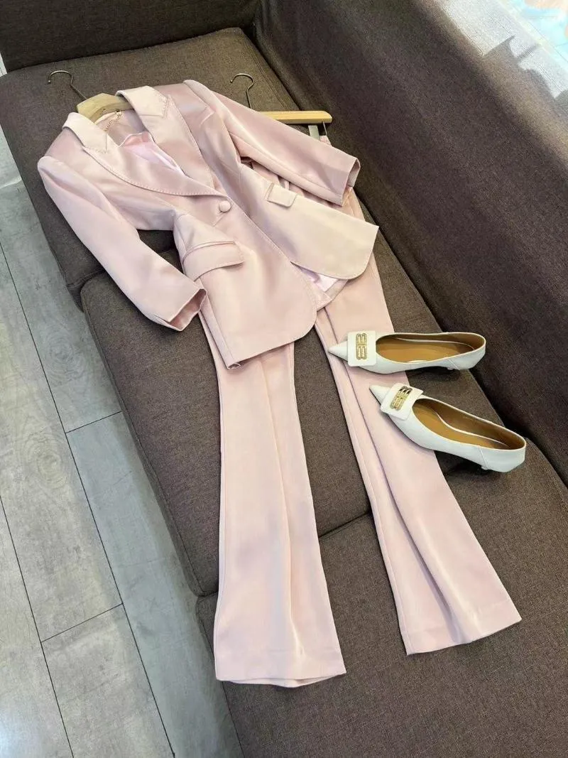 Cm.yaya Elegant Women Blazer + Pants Suit Matching Two 2 Piece Set Outfits  With Tank Top Office Lady Streetwear Tracksuit - Pant Suits - AliExpress