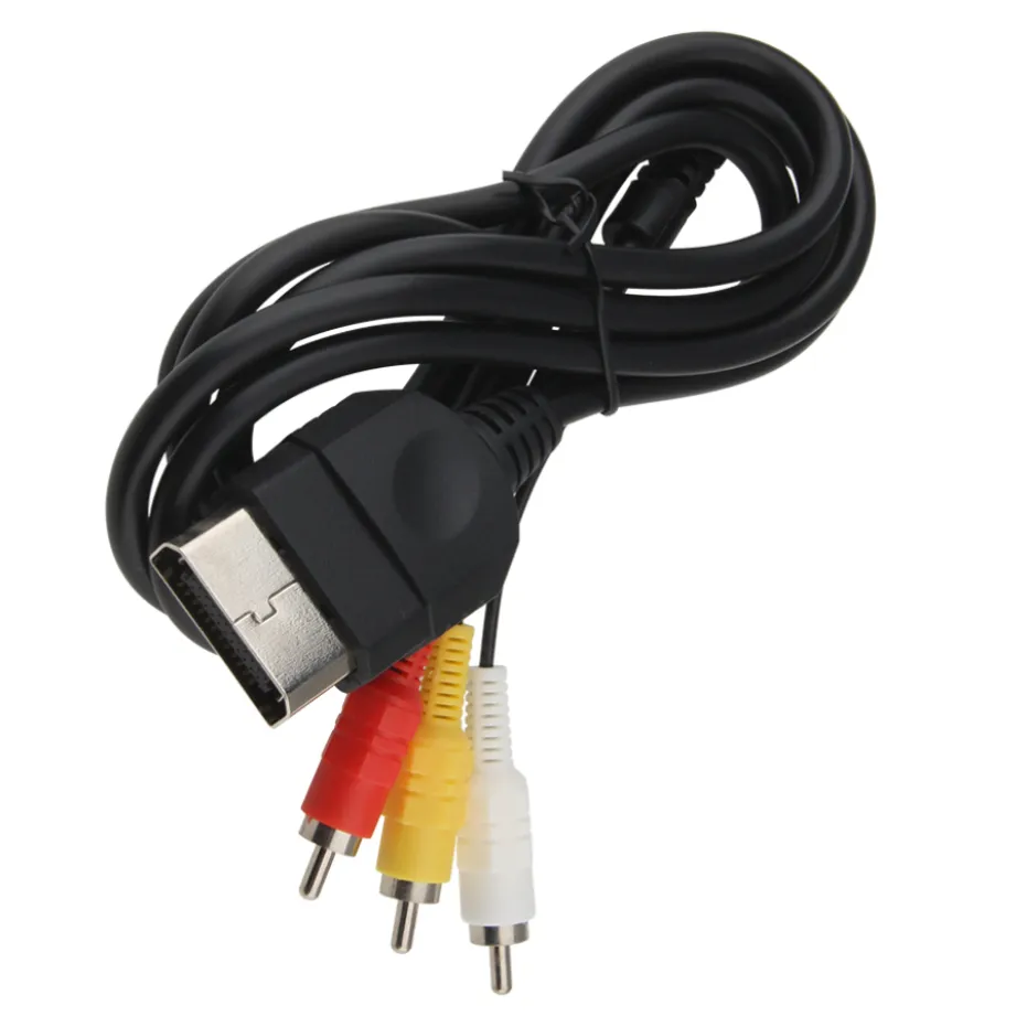 6ft Audio Video AV-kabel Composietsnoer 1,8 m 3RCA-draadlijn voor Xbox Original Classic Console