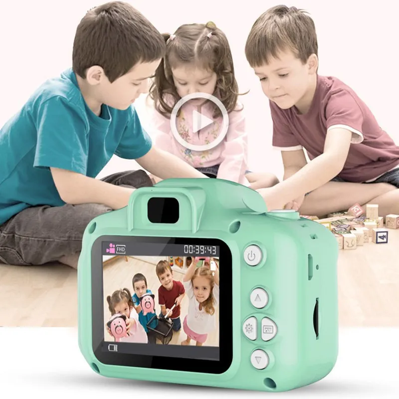 Speelgoedcamera's Mini digitale camera voor kinderen 1080P HD-scherm 8 miljoen pixels Kinderen Video Buiten Babycadeaus voor verjaardag 230911