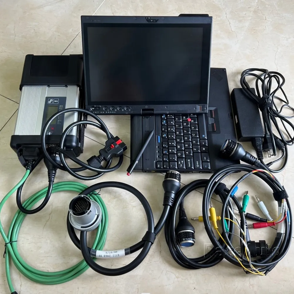 Диагностический инструмент MB Star C5 2023 09V новейшее программное обеспечение vediamo Xentry DSA DTS SSD с ноутбуком X201T i5 Laptop248i