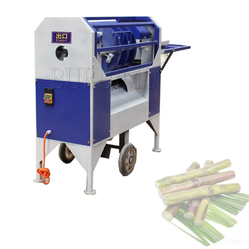 Commerical Automatic Electric Sugar Cane Peeler Equipment Sugarcane Peeling Machine For Sale