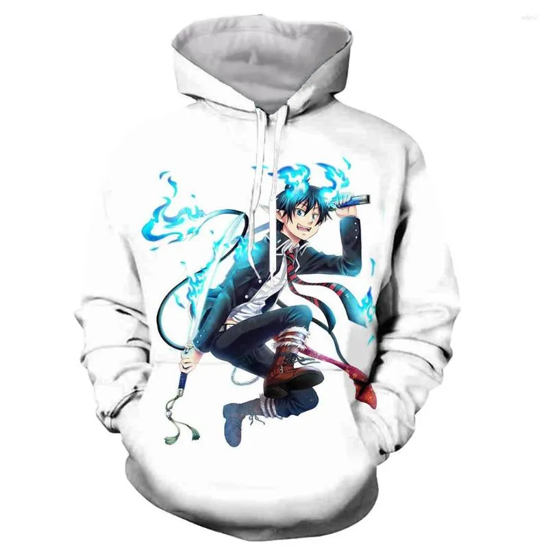 Blue exorcist hoodie cheap