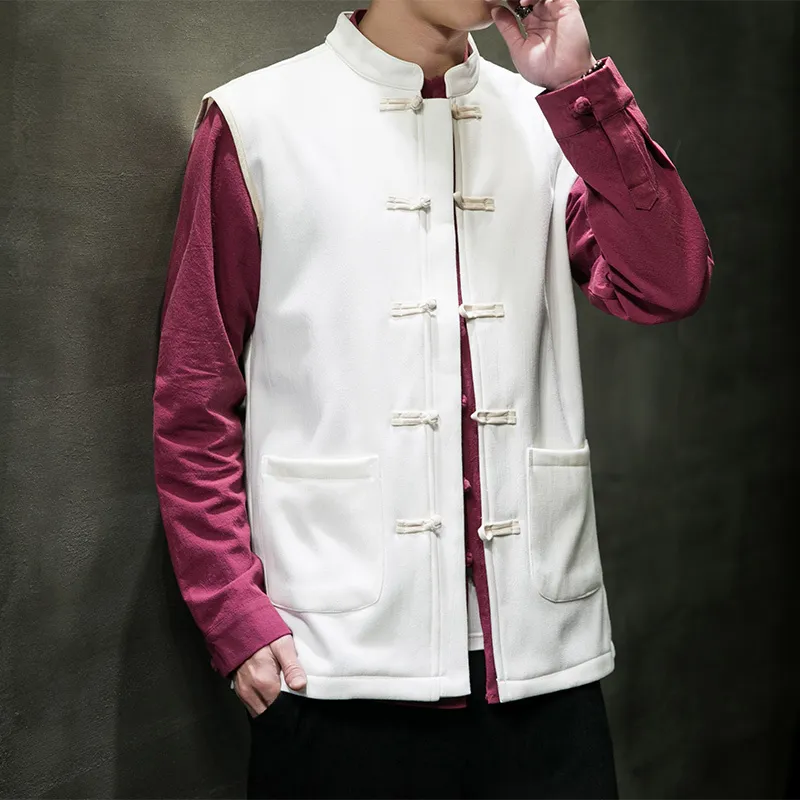 2023 suit tang Men's Vest - Traditional Chinese 2023 suit tang Men's Vest - Traditional Chinese