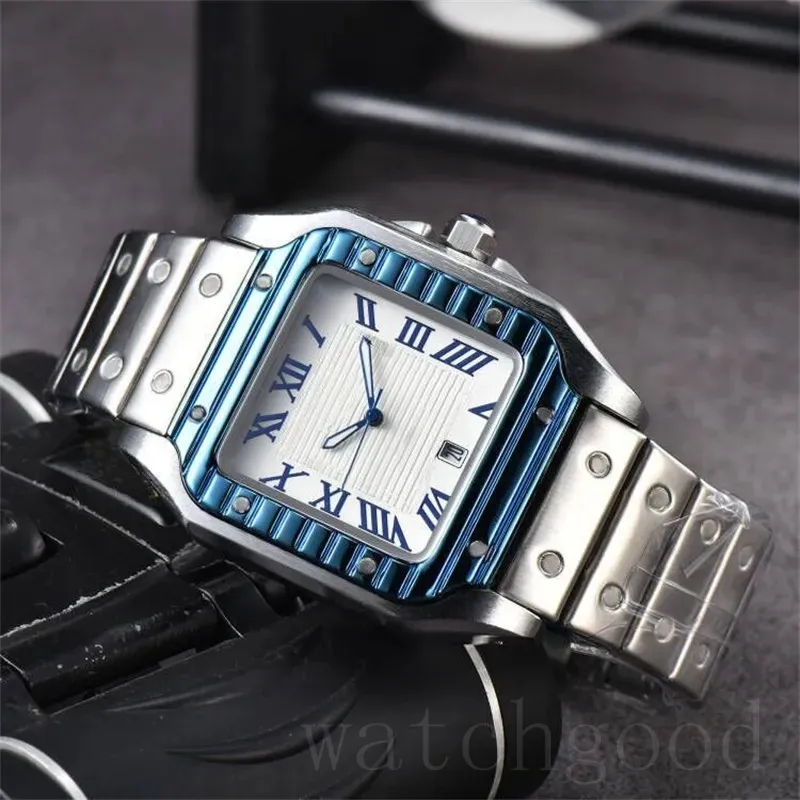 Herenhorloge uurwerk horloges witte wijzerplaat roestvrijstalen band orologi volwassen heer saffier veelkleurige vintage horloges dames klassiek dh07 C23
