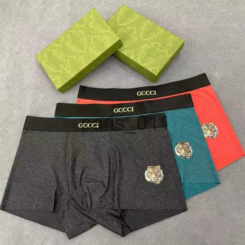 Sous-vêtements Hommes Sous-vêtements Designer Sous-vêtements courts Boxer Soie de glace Été Ultra mince Section 2022 Populaire Short en vrac Tête Slit 2023 x0911