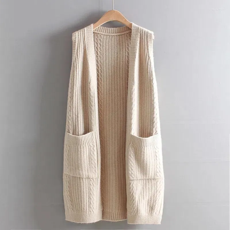 Womens long top sweater vests