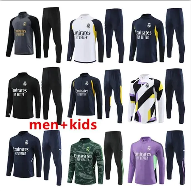 2023 2024 Real Madrids Trainingsanzug-Trainingsanzug VINI JR BELLINGHAM 23/24 Herren- und Kinderfußball CAMAVINGA Sportbekleidung Chandal Futbol Survêtement