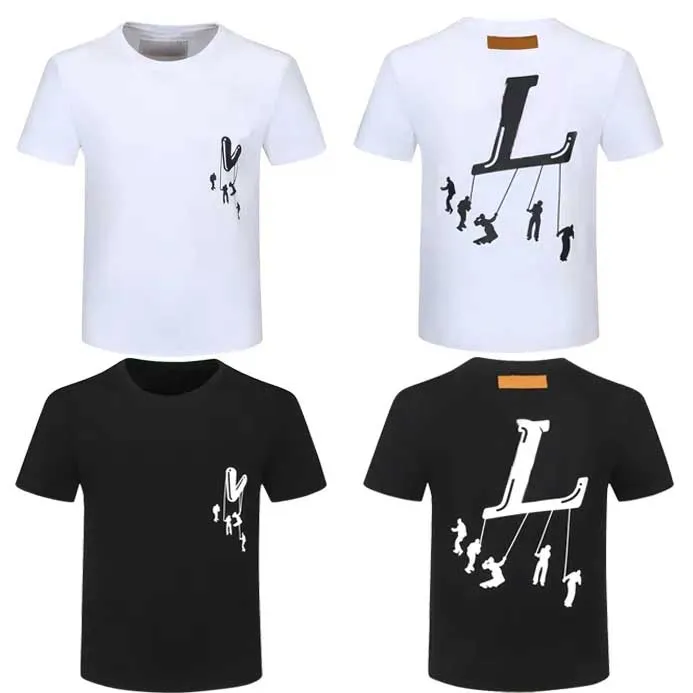 2024 Mens Designers T Shirt Man Womens tshirts مع رسائل طباعة المحملات القصيرة القصيرة القمصان الصيفية الرجال الحجم الآسيوي M-xxxl