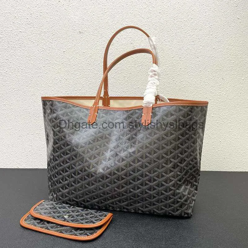 DHgate Tote Bag Designer Soft Leather Double Size Handbag for Daily Commute Bags Luggage Accessories