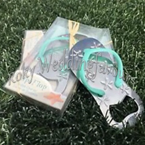 DHL !! Flip Flop Bottle Opener Wedding Favors,Beach Theme Bridal Shower Party Event Favors/wedding flip flops