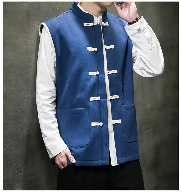 2023 suit tang Men's Vest - Traditional Chinese 2023 suit tang Men's Vest - Traditional Chinese