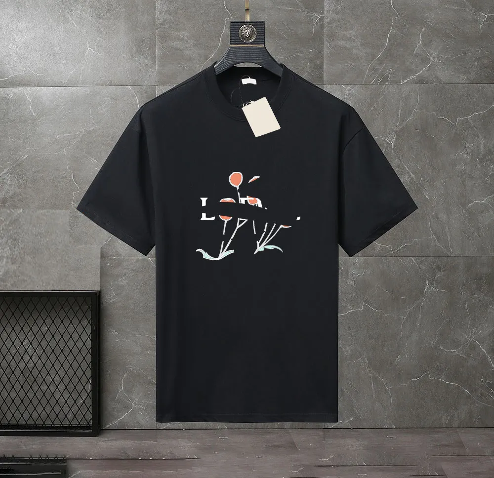 2023 Sommer-Männer-Frauenmode- und Freizeitbrandemperament Joker Soft Cartoon Letter gedruckt T-Shirt Größe XS-4XL#LJS14