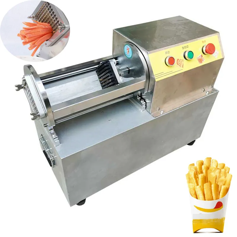 Multifunctional industrial french fries potato chips cutting machine