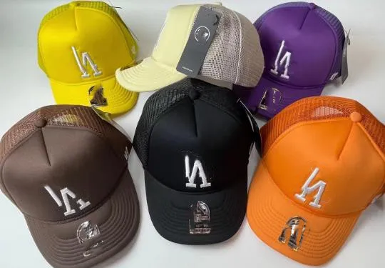 Amerikansk broderad helt sommar ny solhatt trucker mössa mäns och kvinnors solhattar grossist