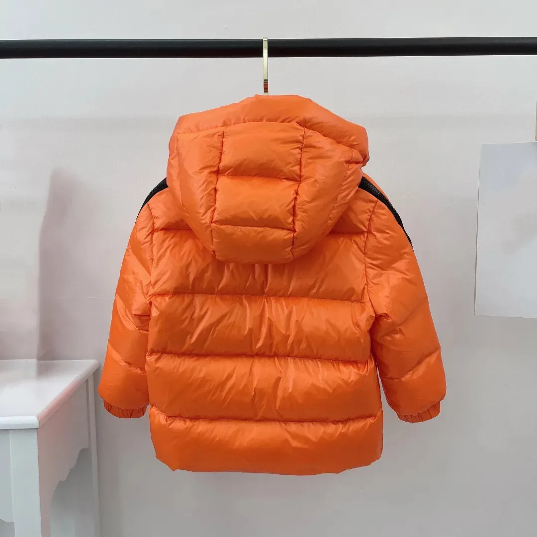 Orange designer coat sale
