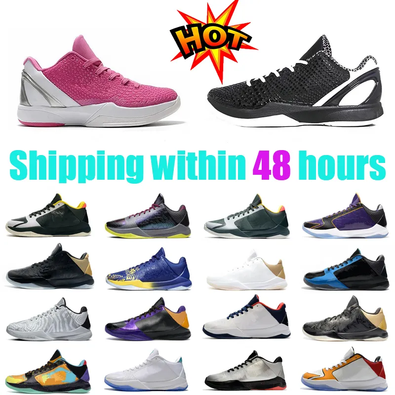 2024 Mamba 6 Protro Grinch Basketballschuhe Sneakers Store Grundschule Männer Frauen Mambacita Bruce Lee Big Stage Chaos Freizeitschuhe Outlet Größe 36-46