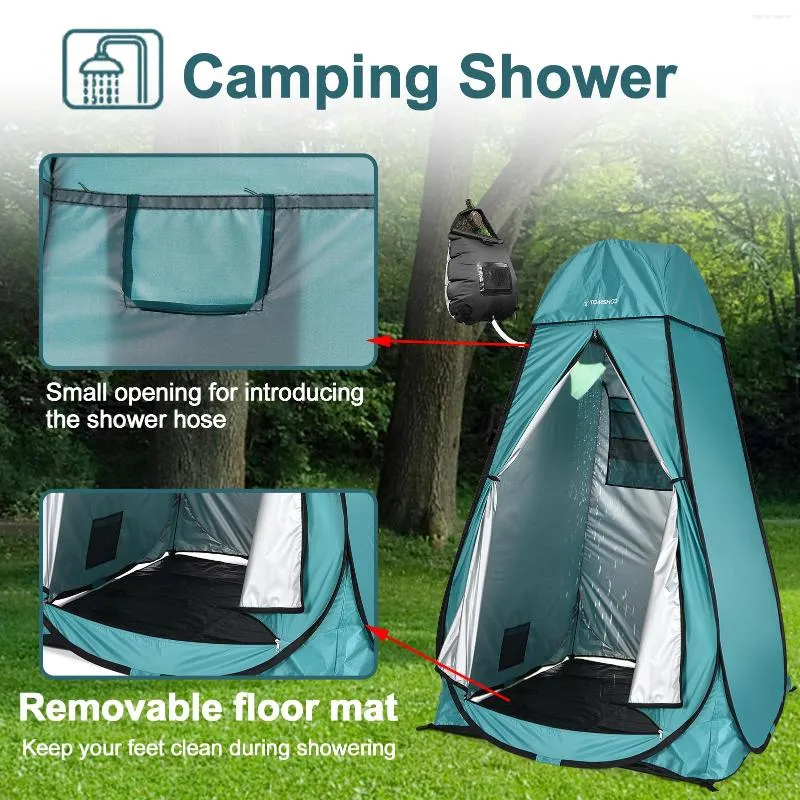 Shower tent with hot sale floor
