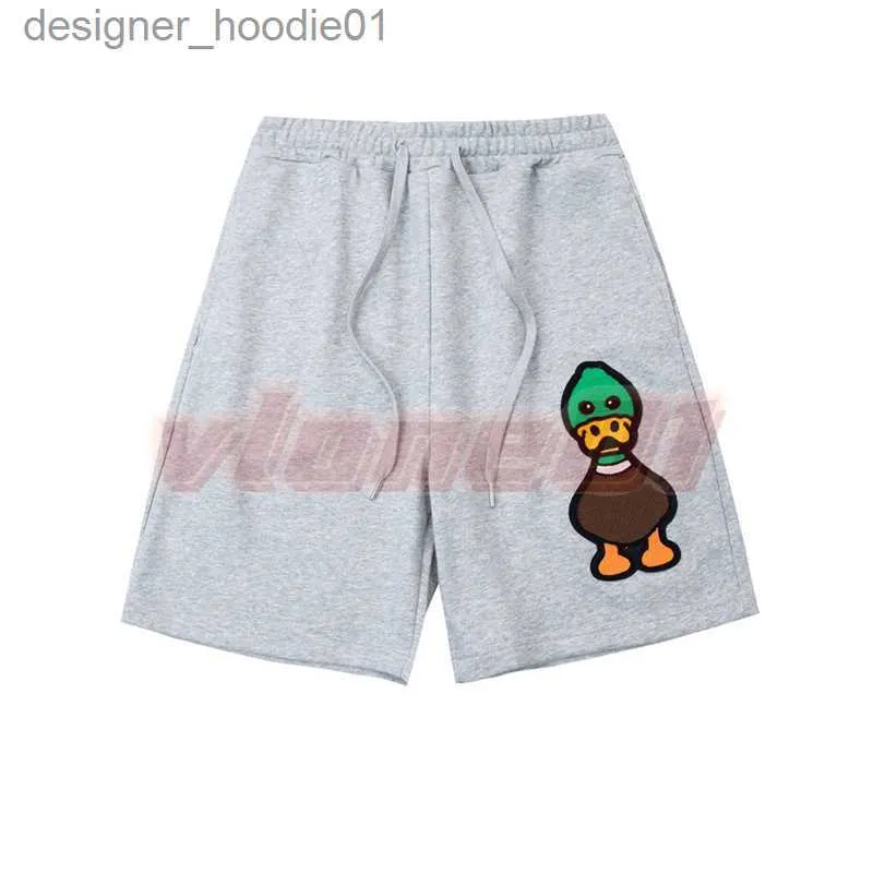 Women's Shorts Summer Duck Printing Shorts Designer Mens Casual Shorts High Quality Streetwear Fashion Hip Hop Beach Pant Sportswear Men Short Pants Size S-XL L230912