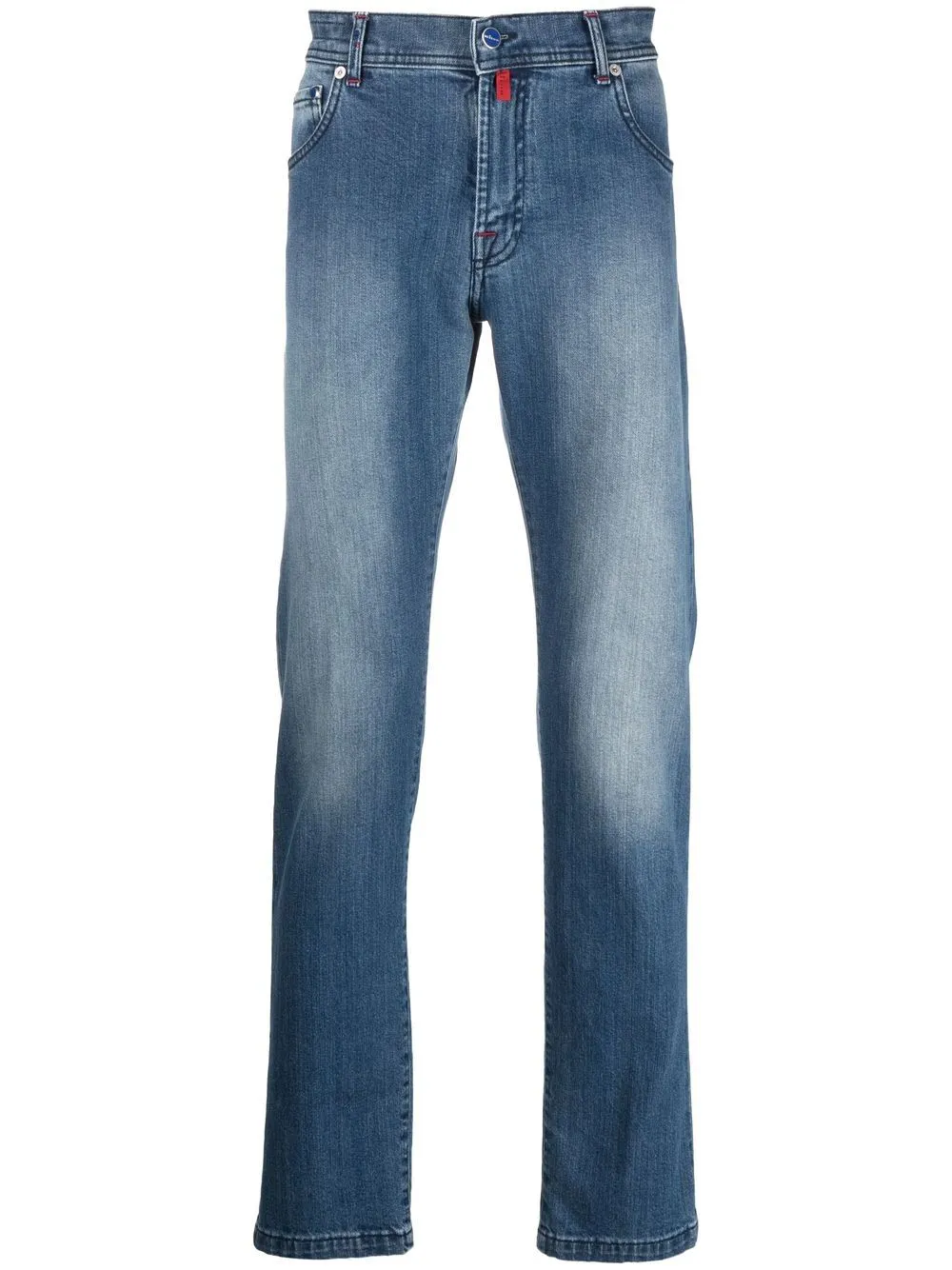 Jeans firmati da uomo Kiton jeans a gamba dritta pantaloni lunghi casual primavera autunno per uomo pantaloni in denim ammorbidente nuovo stile