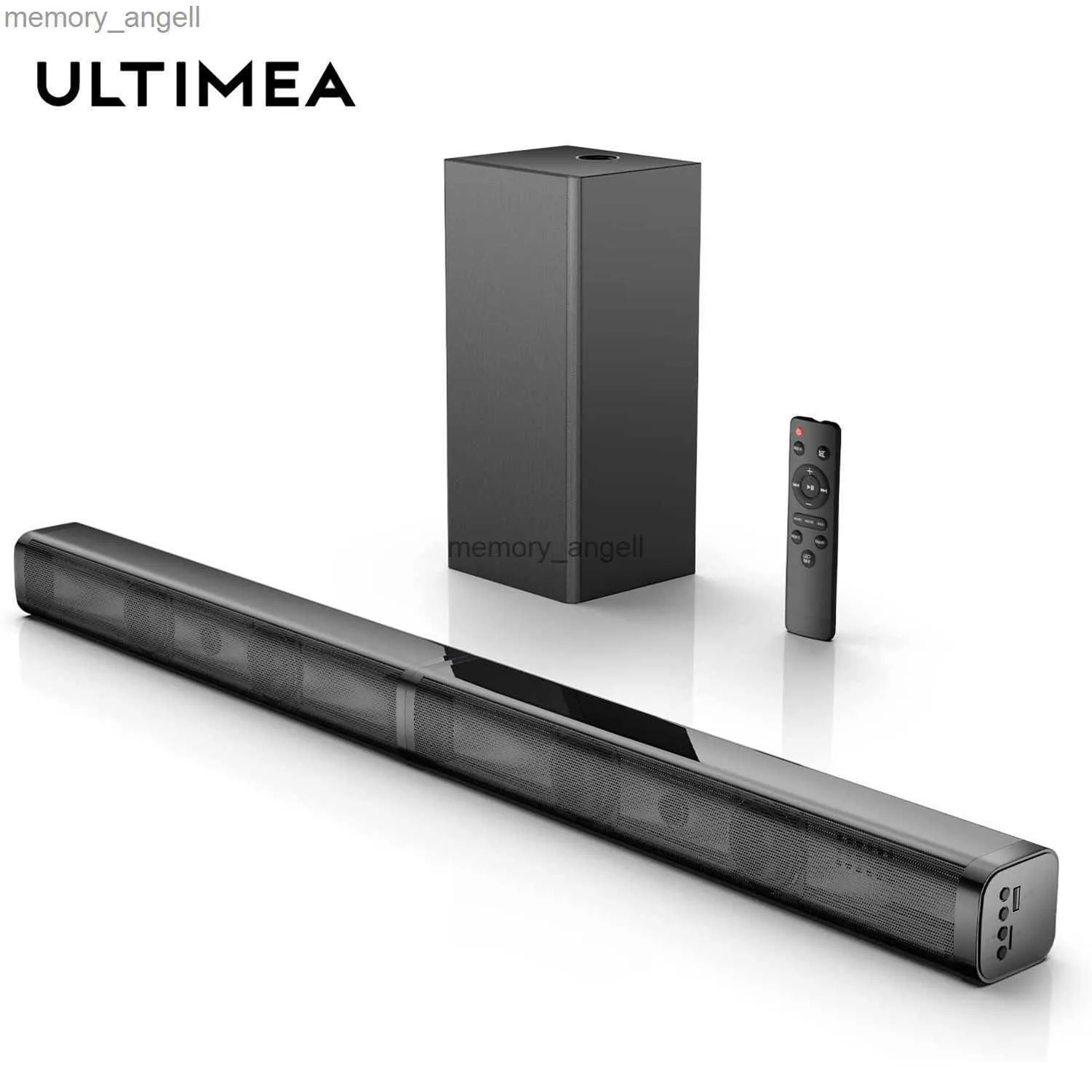 Portable Ultimea 100W TV Soundbar WiredWireless Bluetooth 50 högtalarens hemmabio 3D Stereo Sound Bar Subwoofers Z0317 HKD230912