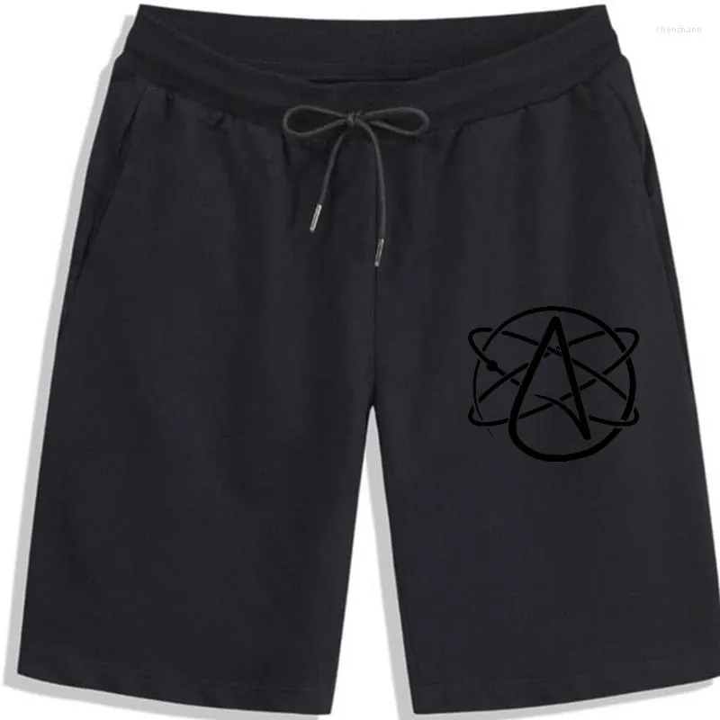 Shorts pour hommes ATHEISM SYMBOL - Athée non-croyant sceptique incroyant hérétique Logo Womens de FatCuckoo - FTS1634 Idéal