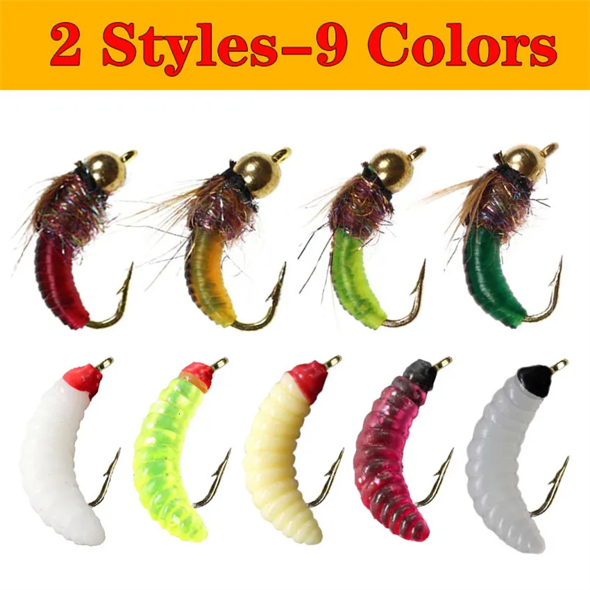 Fast Sinking Brass Bead Head Micro Fishing Lures #10 Nymph Maggots Bug Worm  Flies For Trout Fly Fishing 230911 From Tie07, $8.65