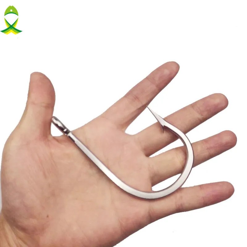 Fishing Hooks JSM 20pcslot 7732 Stainless Steel shark Big Game fishing accessories fish hook size 40120 230912