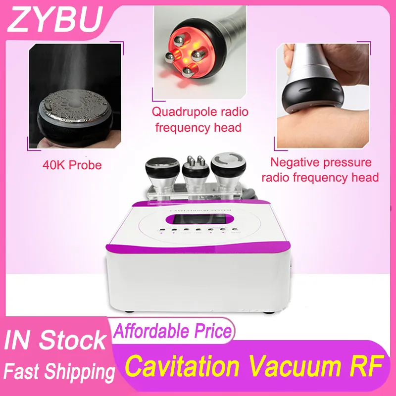 3 IN 1 cavitazione ultrasonica 40k RF vuoto laser rosso fotone macchina dimagrante scolpire per uso spa salone rassodamento della pelle modellamento del corpo lifting del viso