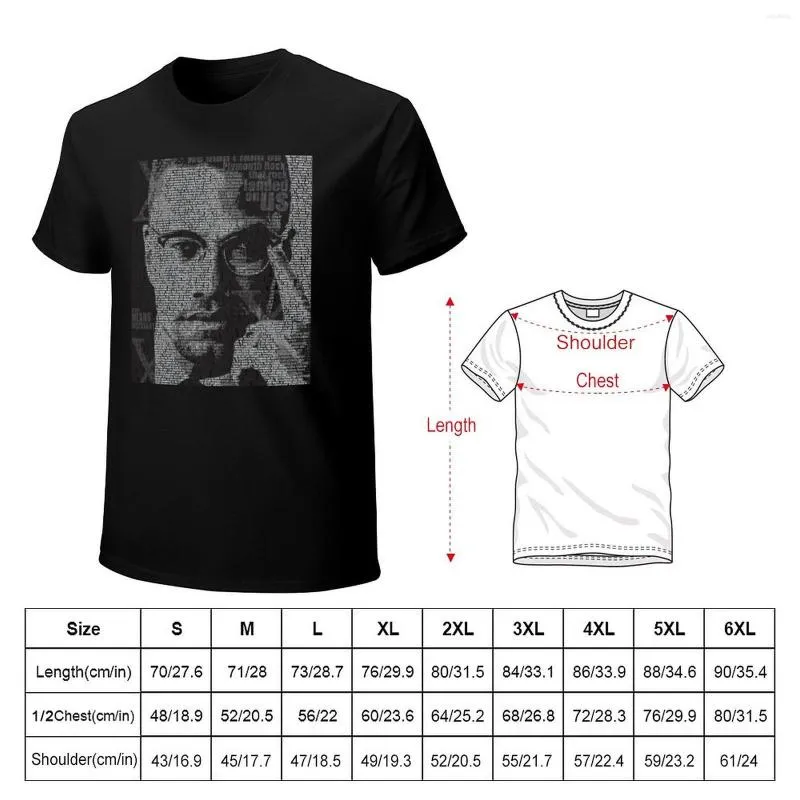 Men's Polos Malcolm X T-Shirt Cute Clothes Boys T Shirts Big And Tall For  Men