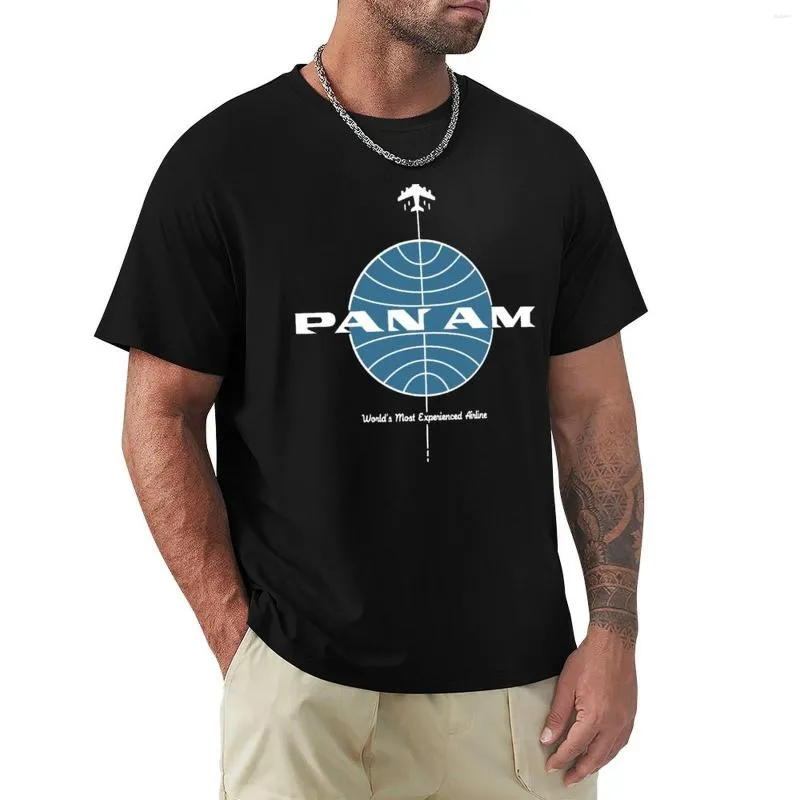 Erkek Polos Pan American World Airways Am T-Shirt Anime Giysileri Özel Tişörtler