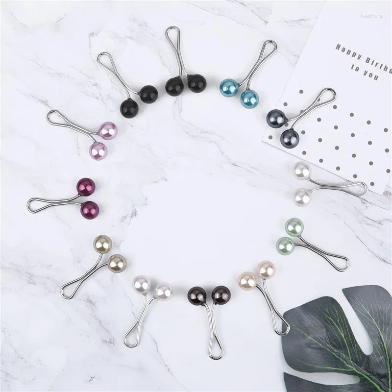 Brooches Imitation Pearls Brooch For Women Shawl Scarf Lady Scarves Hijab Clips Clothing Pins Pin Headscarf Pearl