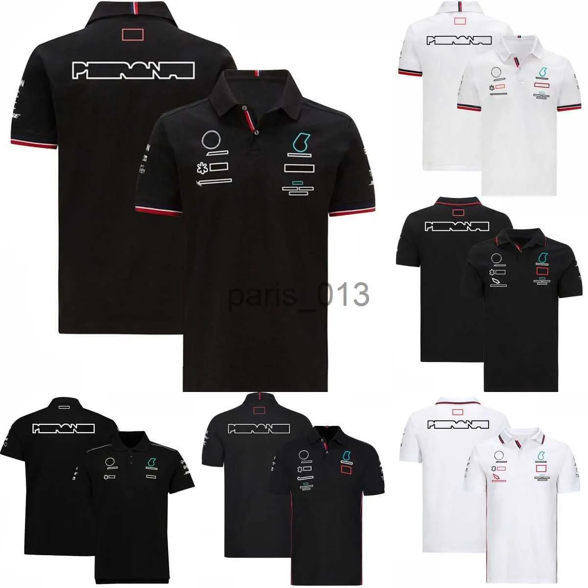 Autres vêtements ForMUla 1 T-shirt d'été F1 Chemises Team Uniform Racing Costume à manches courtes Plus Taille Racing Fans T-shirt Casual Sports Shirt x0912