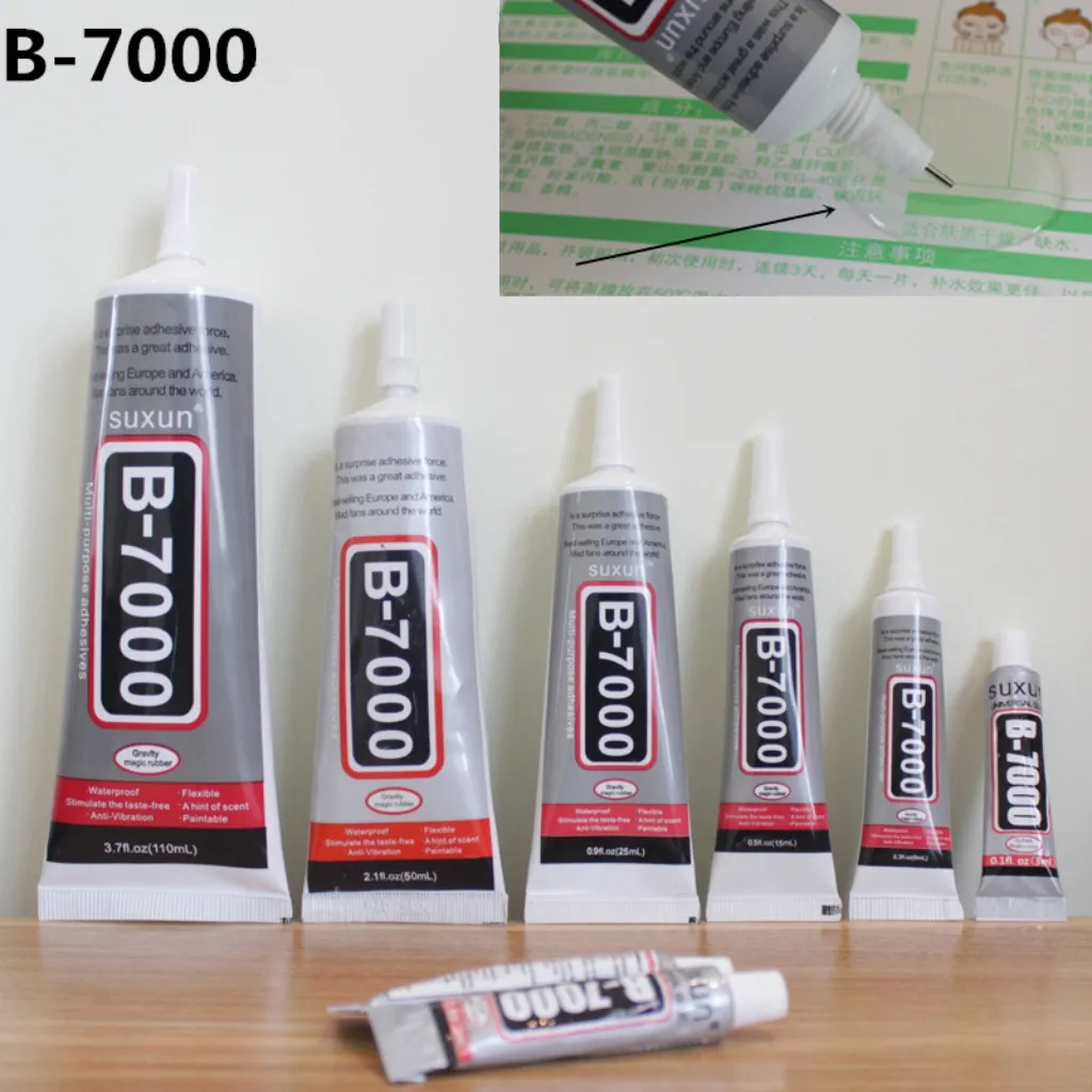 15 مل B-7000 Glue B 7000 غراء متعدد الأغراض لاصق الراتنج الإبوكسي إصلاح شاشة LCD LCD LCD Super Super