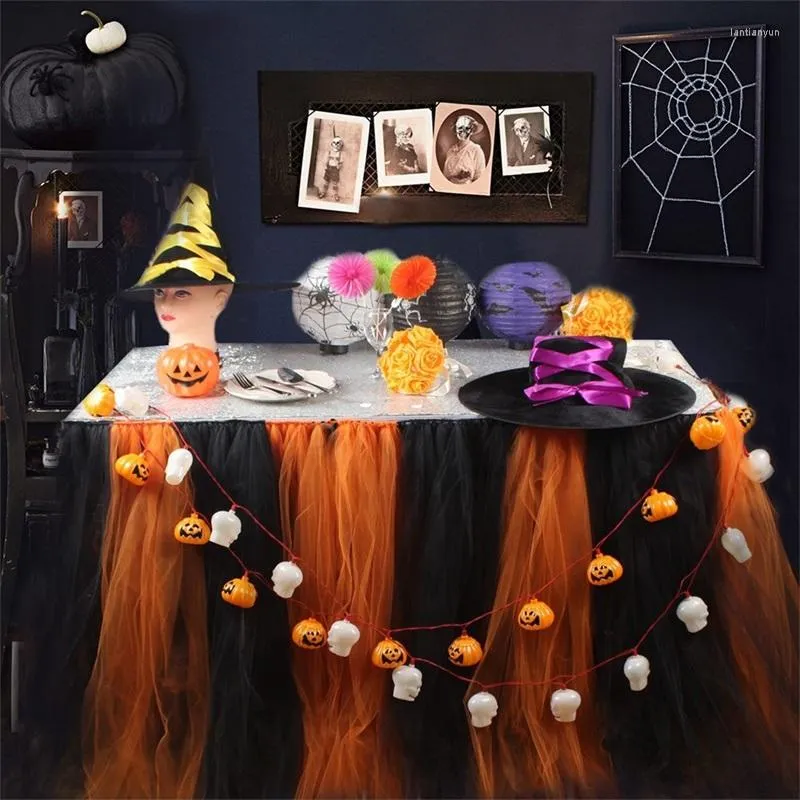 Halloween top table skirt
