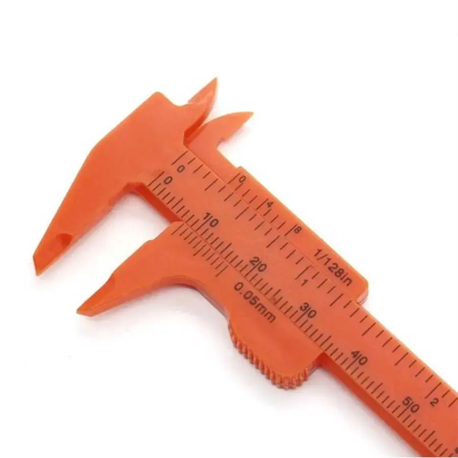 Precision Caliper Gauge Tool: Plastic Sliding Ruler Micrometer for ...