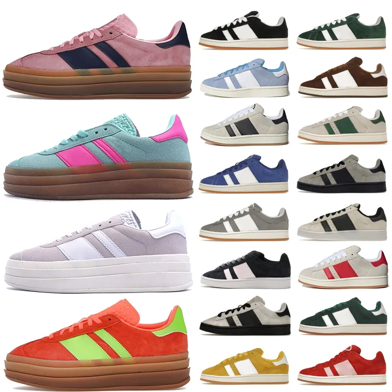 Designer Platform Gazelle Sneakers For Women Bold Color Options, Casual ...