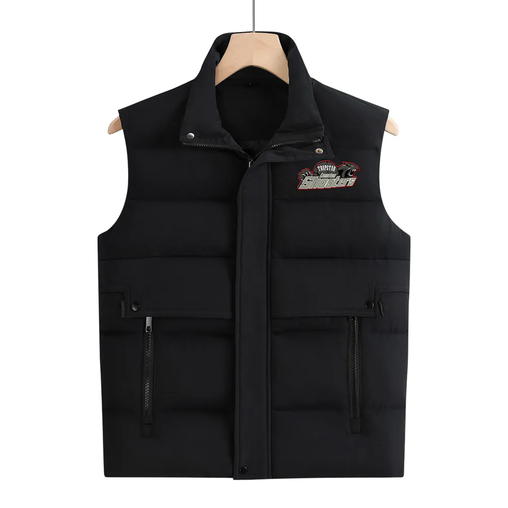 Trapstar designer vest fotograaf jaszak Bovenkleding hoge kwaliteit dames parka mouwloos pufferjack rits heren downs casual herenvest