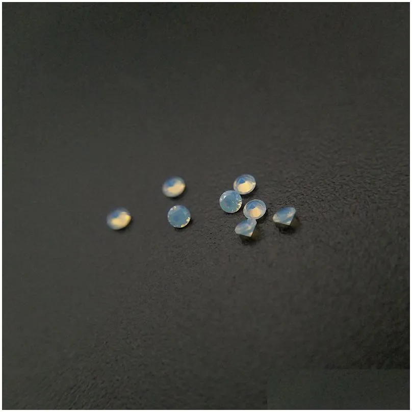 Loose Diamonds 277 Good Quality High Temperature Resistance Nano Gems Facet Round 2.25-3.0Mm Very Light Opal Yellowish White Dhgarden Dhgov