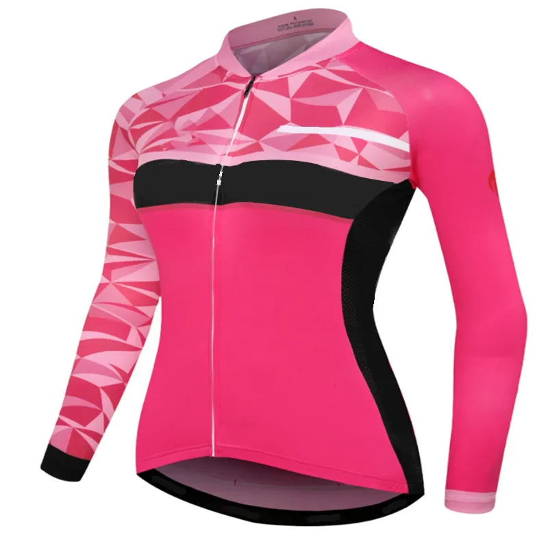 Camisas de ciclismo Tops Diseño Primavera y otoño Jersey para mujer Manga larga Bicicleta Ropa deportiva Racing Bike Moda MTB Ropa 230911