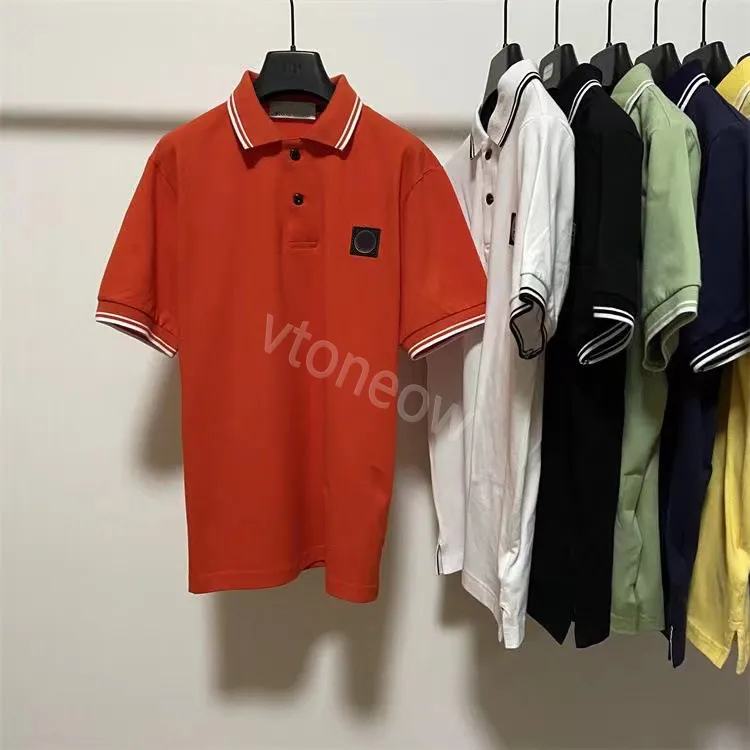 Pedras masculinas polo designer qualidade superior pedras t camisa verão masculino respirável carta solta impressão amantes rua moda varsity algodão t-shirt pedras polo