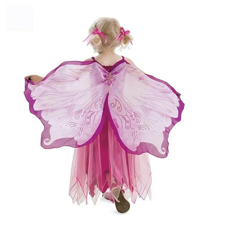 Halloween Cape Children Butterfly Fairy Angel Wings Children`s Day Christmas Stage Show Wings Stage Play Show Props